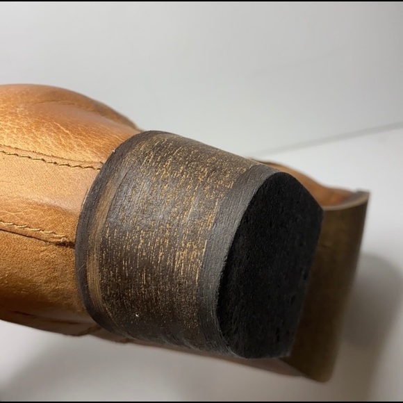 Matisse Paulie Cognac Brown Leather Lace Up Boot Size 8 - Picture 8 of 10